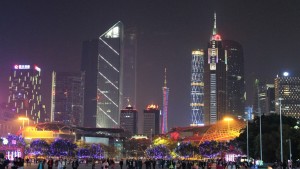 Skyline Guangzhou night