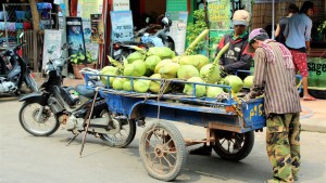 Street vendors Cambodja