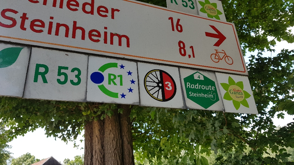 Dag 6 fietsen naar Berlijn, bewegwijzering