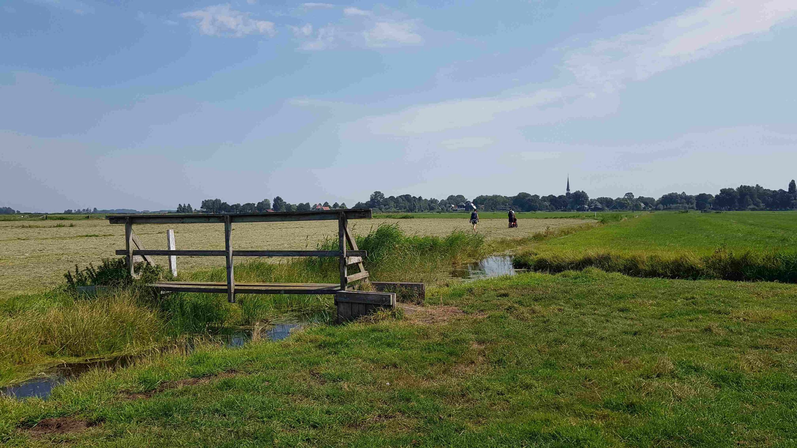 Trekvogelpad-etappe-5-Landsmeer-tot-B-roek-in-Waterland-Broek-in-Waterland-in-zicht