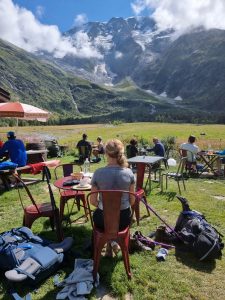 Tour du Mont Blanc dag 1 Refuge de Miage