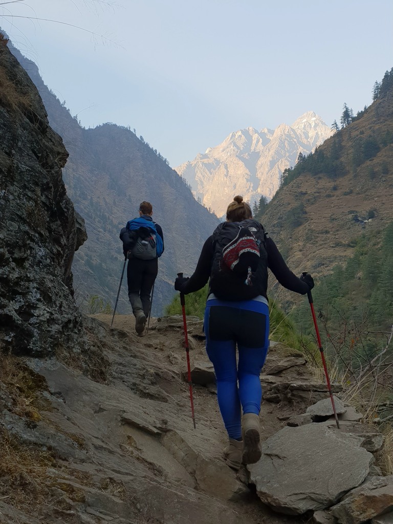 Manaslu bergtrekking in Nepal