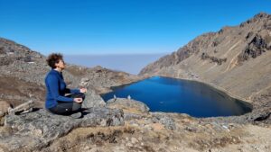 Wandelvakantie Nepal met yoga, mediteren Gosaikunda meren Nepal, Langtang trekking