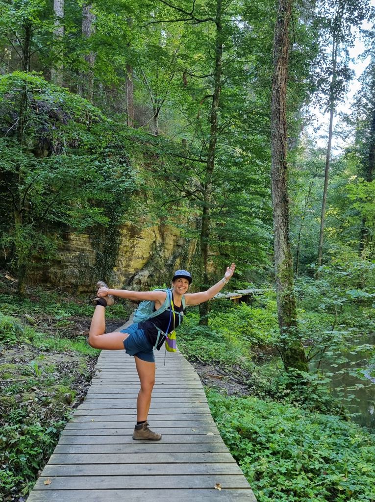 Müllerthal trail yoga