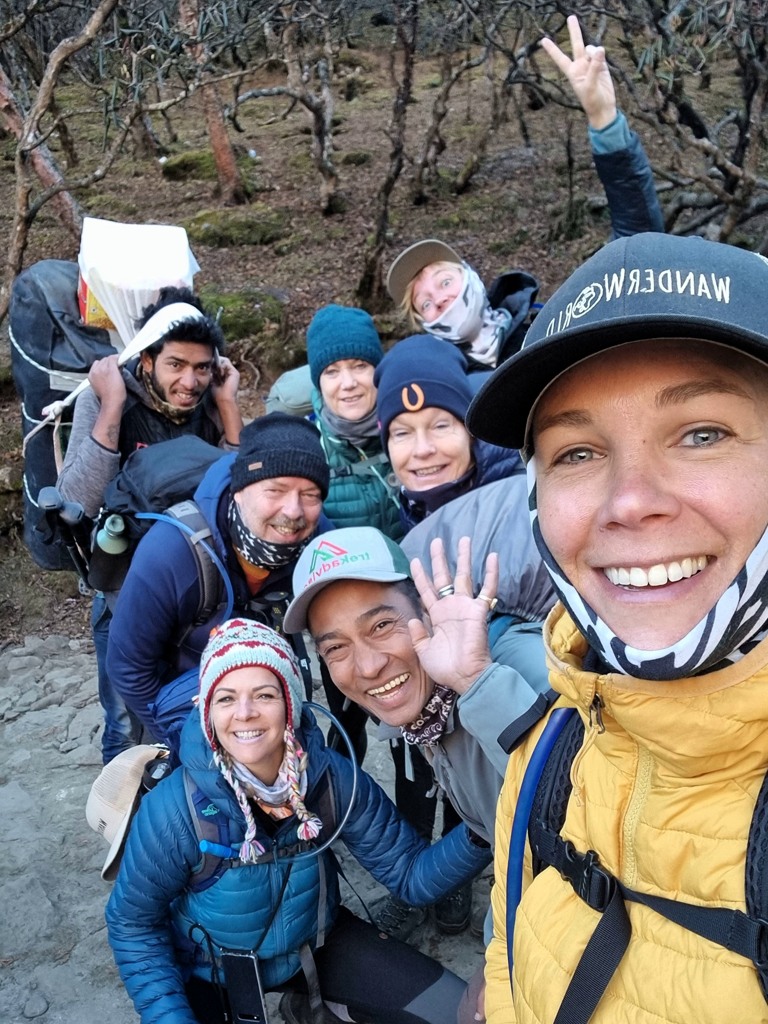 Groepsfoto Everest Base Camp via Gokyo Lakes trekking