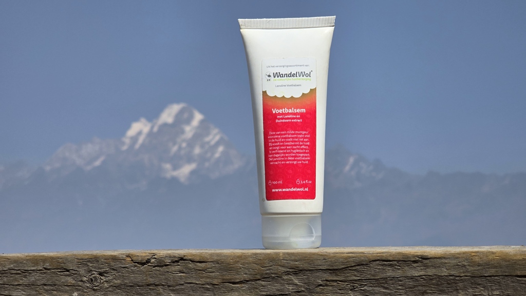 Beste voetverzorging voor wandelen, WandelWol lanoline voetbalsem