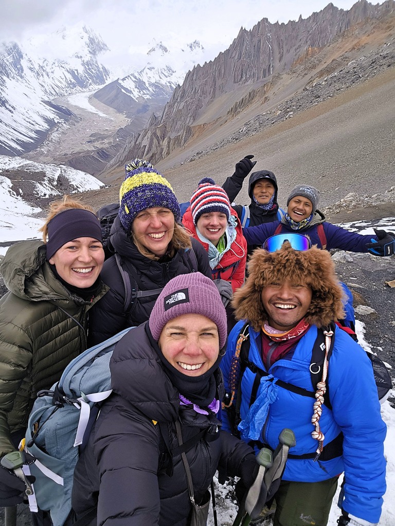 Groepreis met trekking, groepsfoto Manaslu Circuit