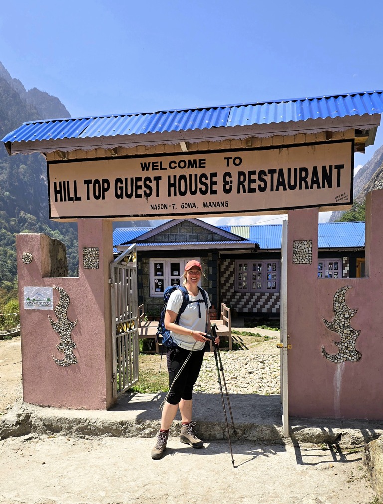 Hill Top Tea house Nepal trekking