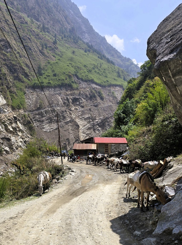 Hoofdweg Annapurna Circuit