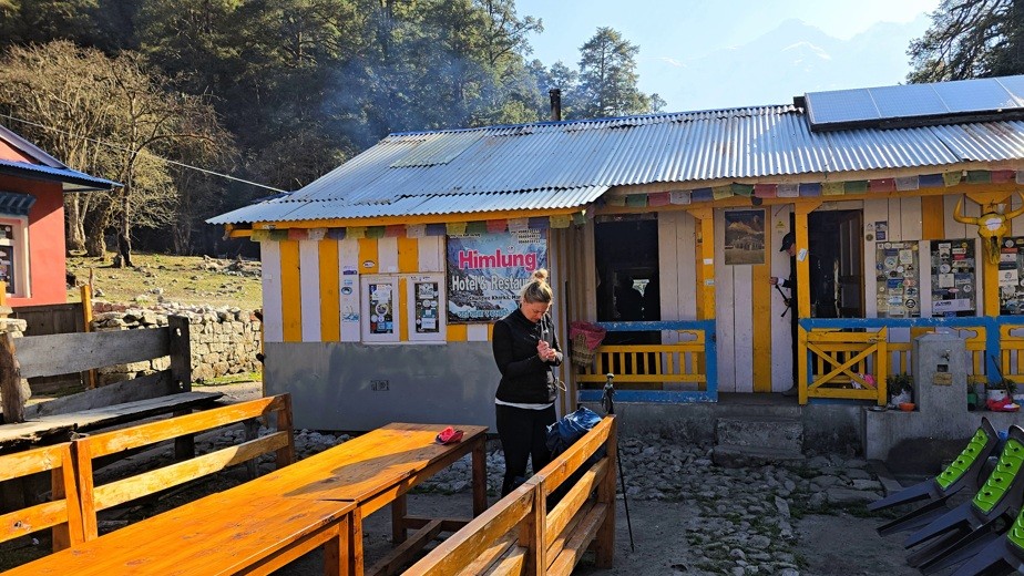 Manaslu Circuit trekking dag 11, Chaulie Kharka naar Gowa, goedemorgen