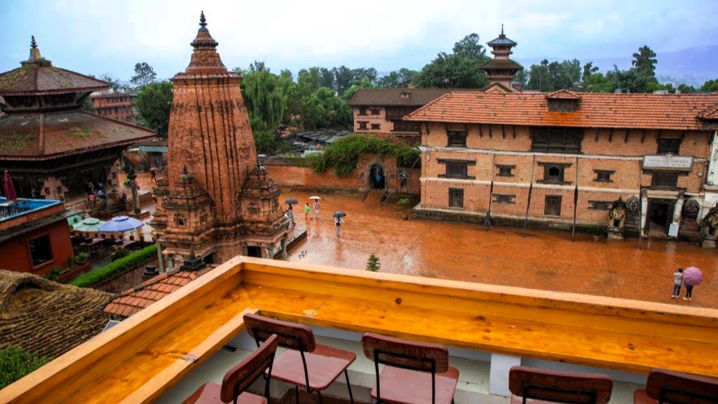 Beste hotel Bhaktapur, Hotel Traditional dakterras