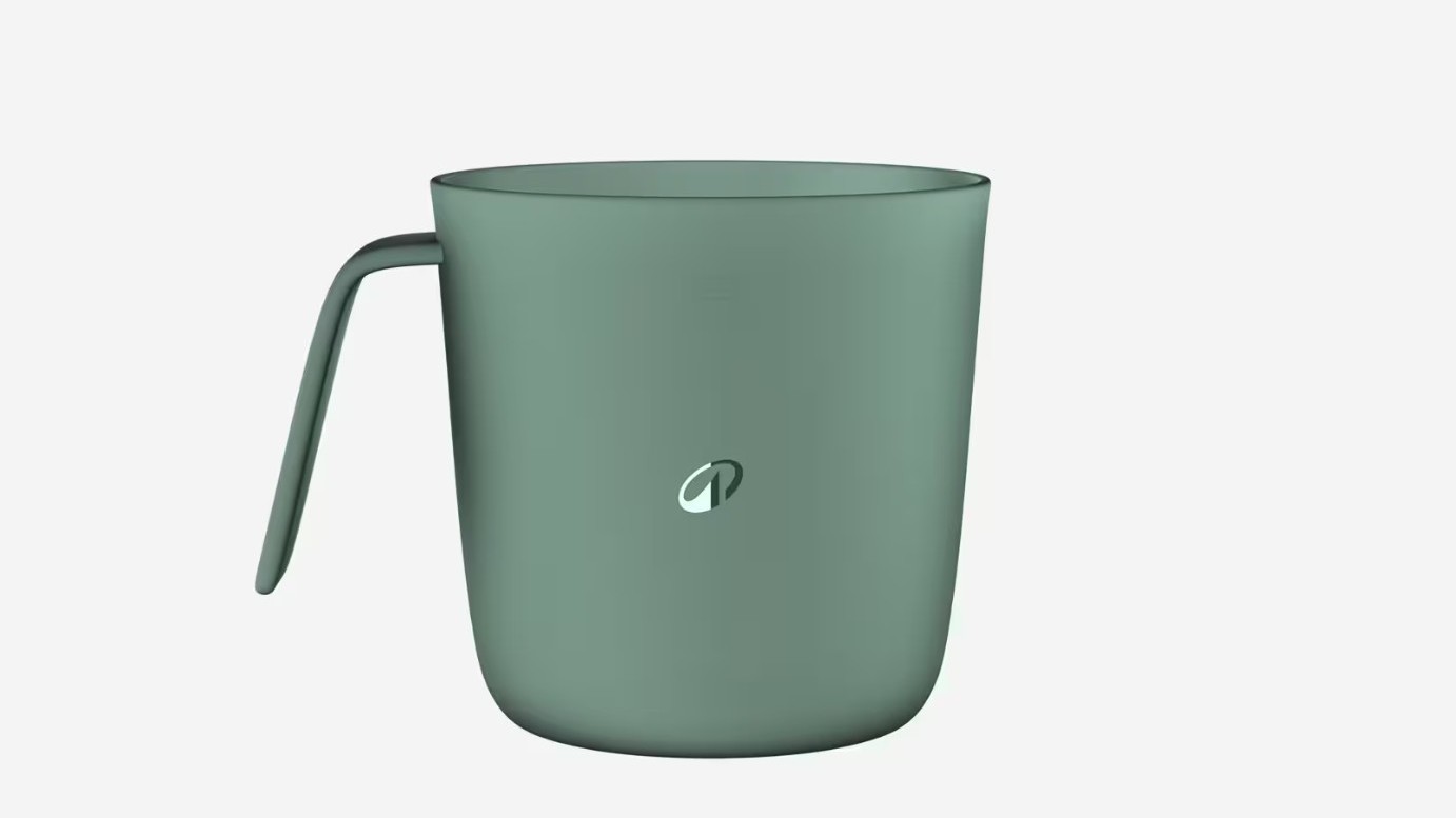 Beste goedkope drinkbeker voor op reis, Decathlon groen