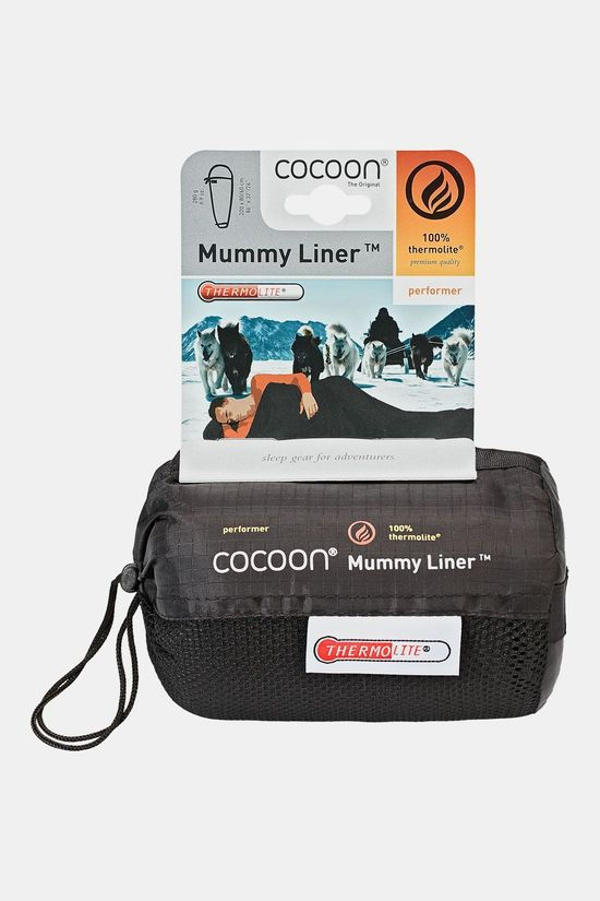 Beste liner voor een trekking, Cocoon mummy liner thermolite ingepakt