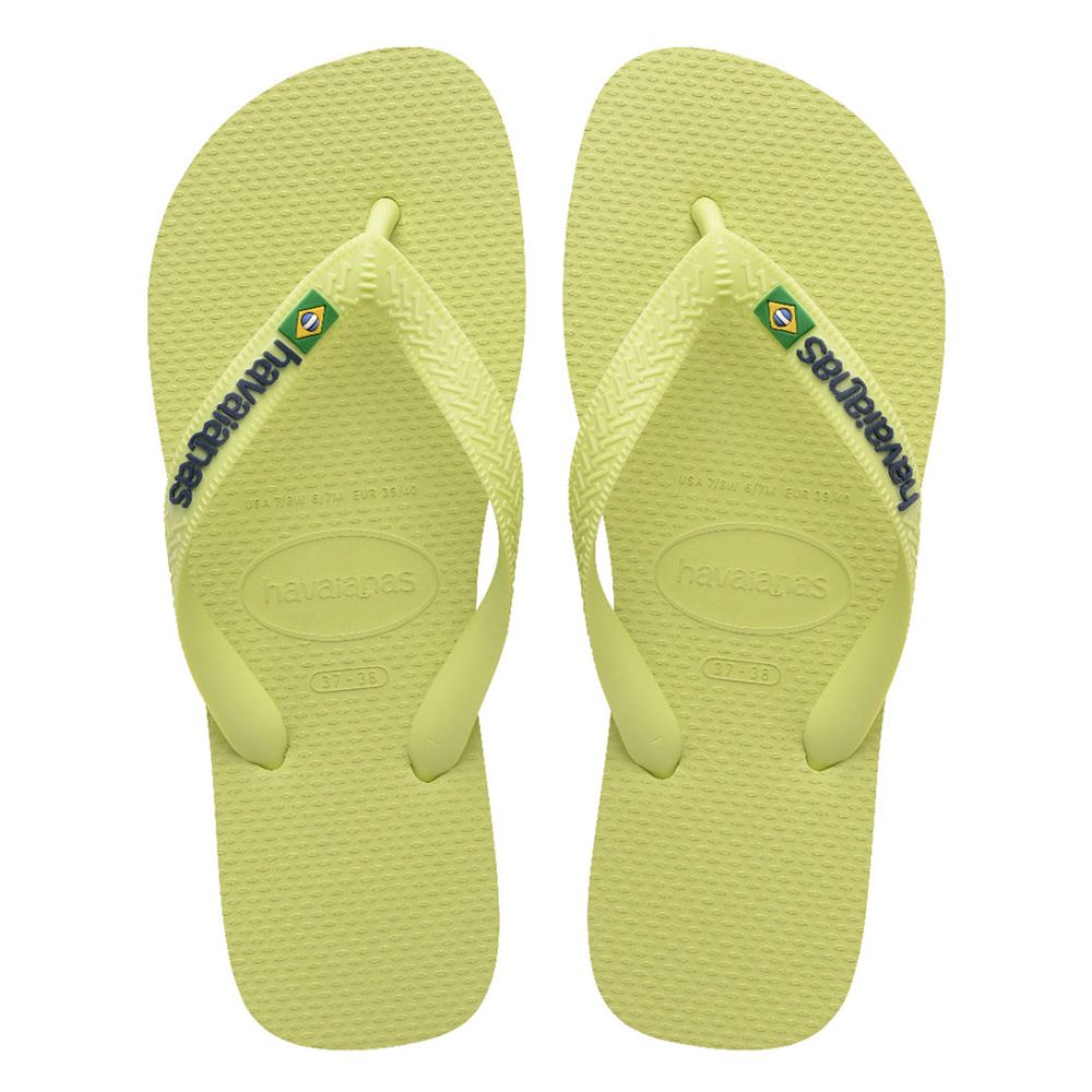 Beste schoeisel voor op reis, Havaianas lime