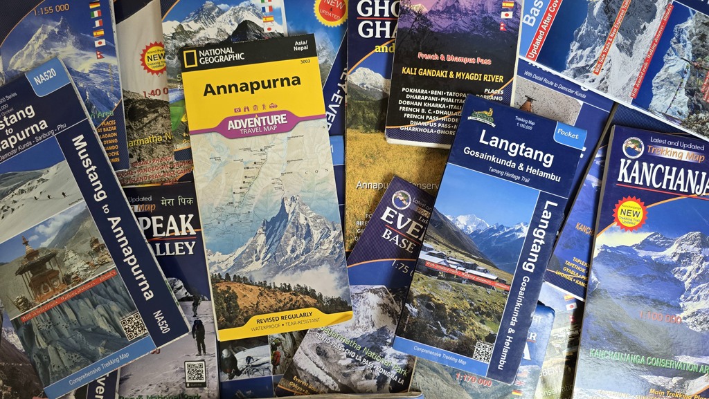 Beste wandelkaart Nepal, deze moet je mee op reis