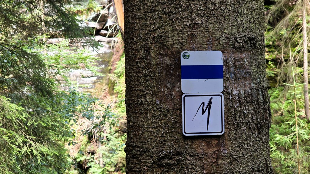 Bewegwijzering Malerweg Duitsland