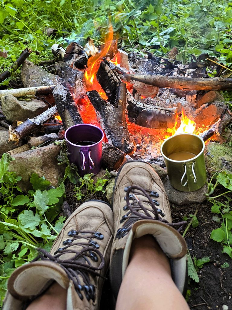 Kampvuur Saksisch Zwitserland Duitsland