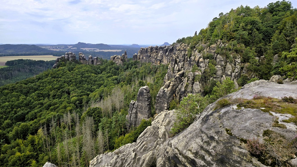 Malerweg etappe 4, Altendorf naar Neumannmühle, rotsen
