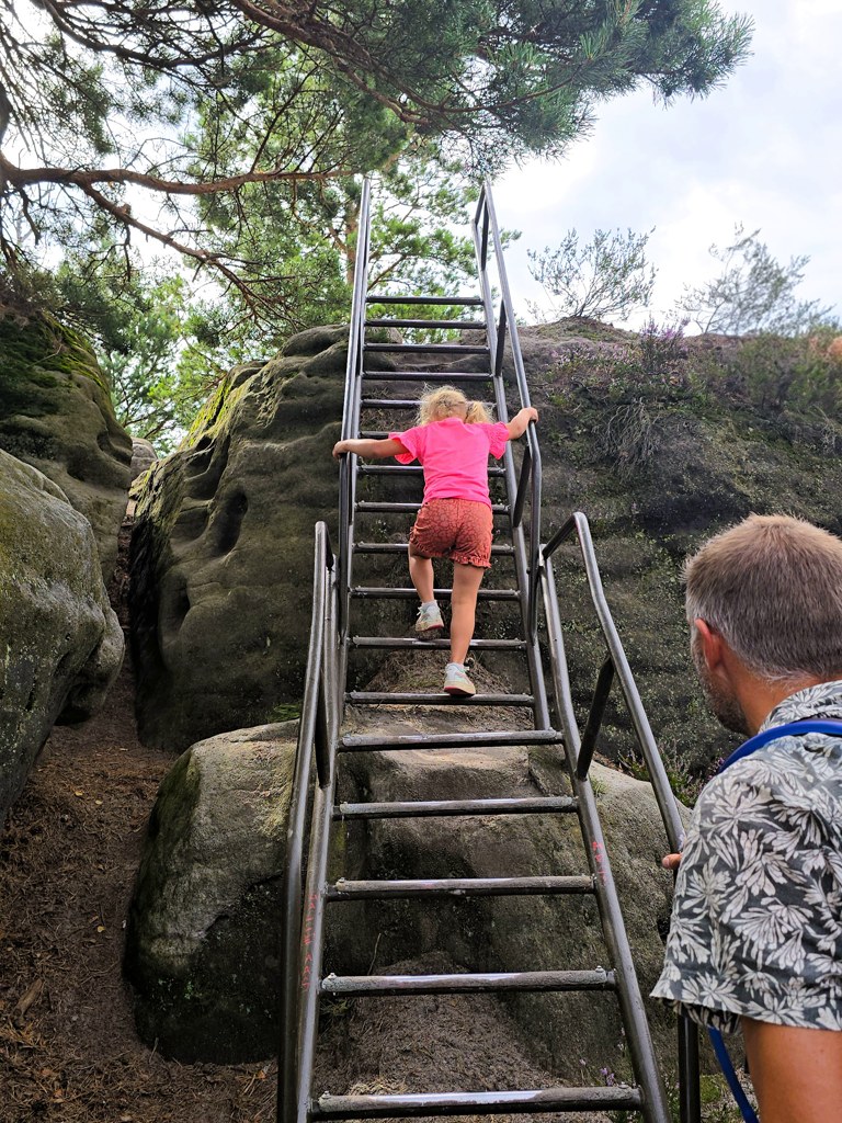 Trappen en ladders Malerweg Duitsland