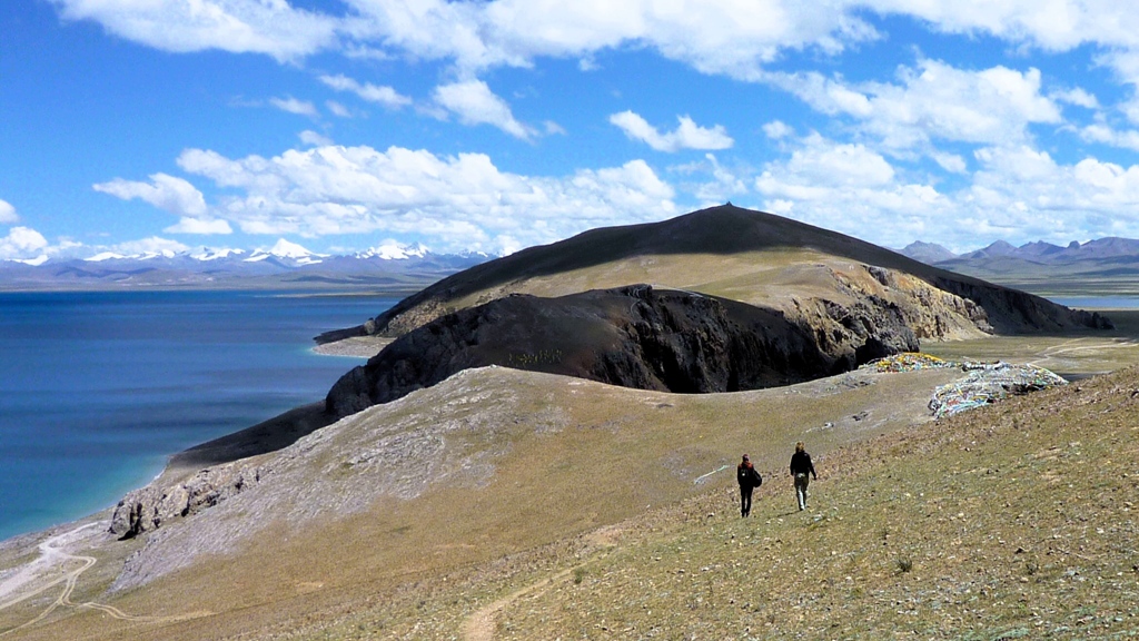 Wandelen Yamdrok Lake, Tibet, Mount Kailash trekking