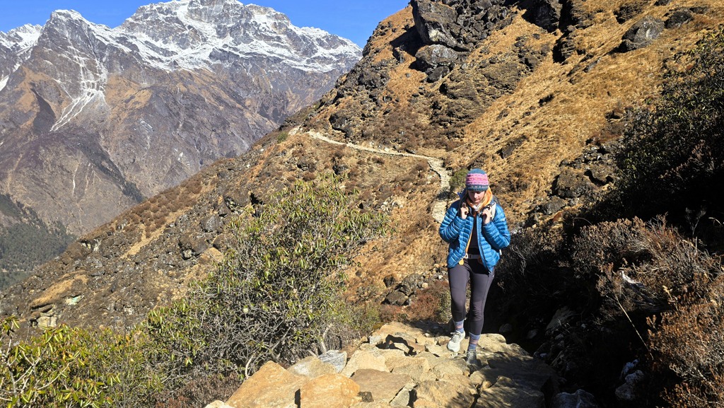 Kanchenjunga Base Camp trekking dag 12, Ghunsa naar Selele, stijgen