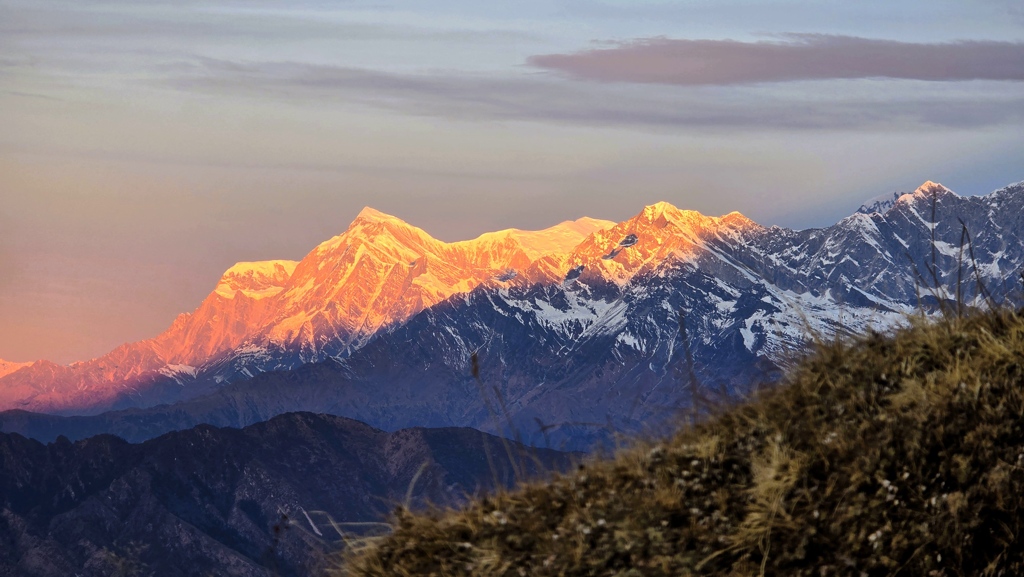 Khopra Ridge trekking dag 6, Khopra Danda naar Khayer Lake, Dhaulagiri