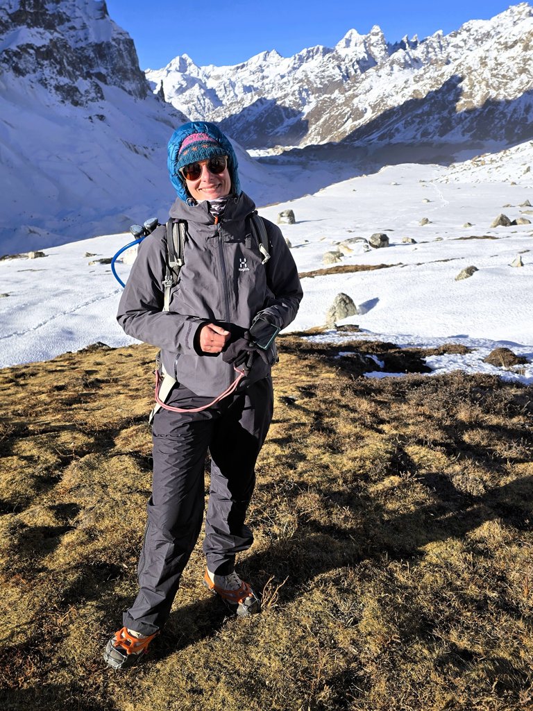 Koud Nepal sneeuw bergtocht