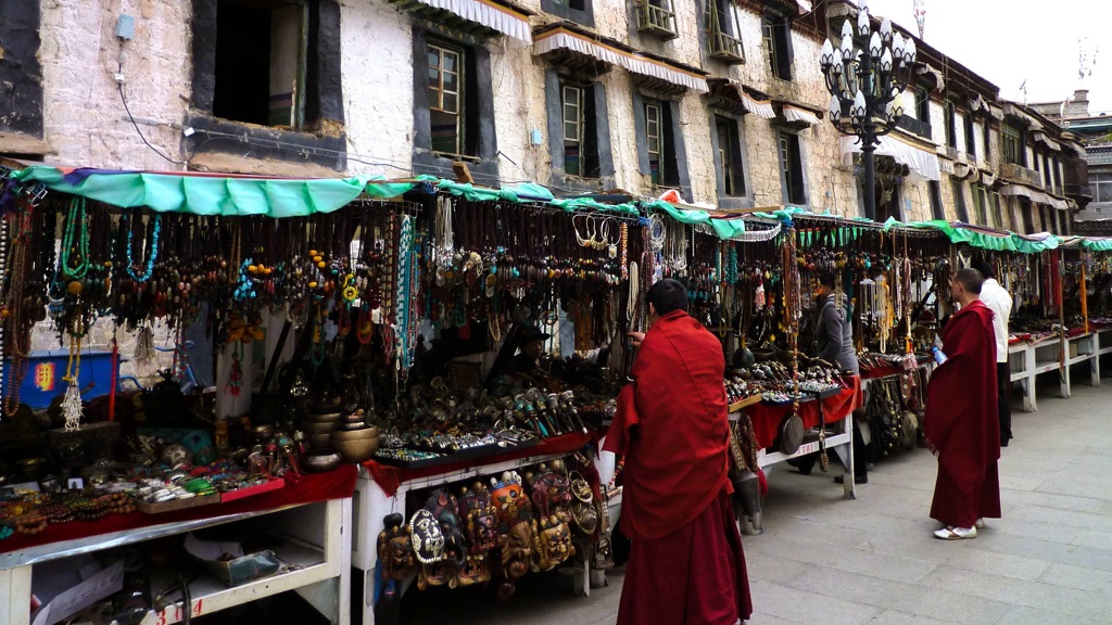 Barkhor Street Lhasa, Tibet
