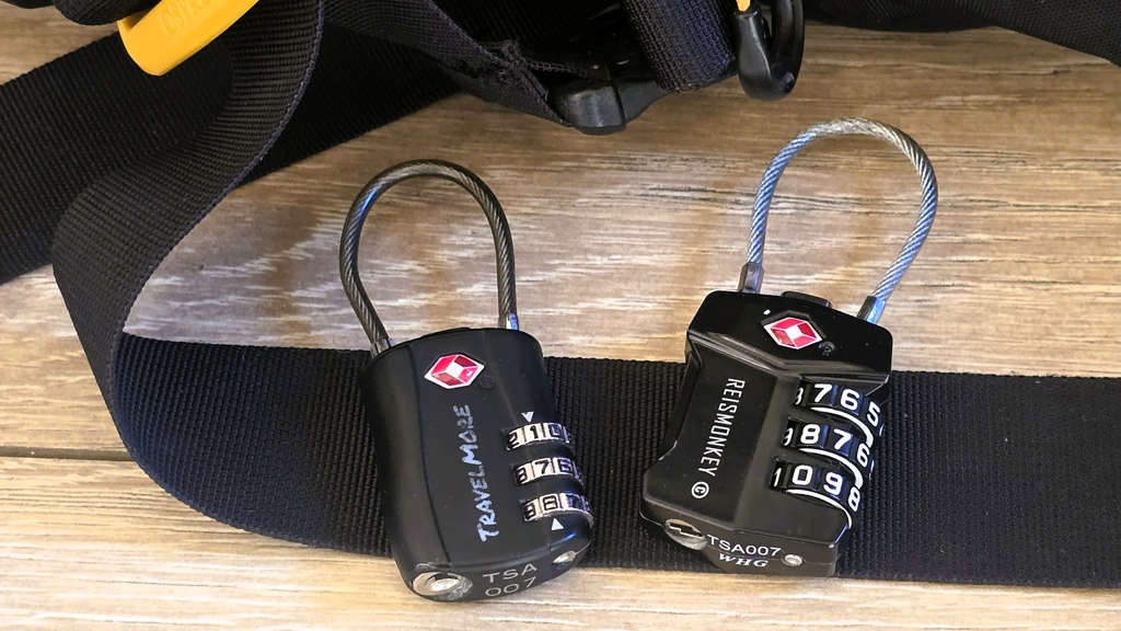 Beste cijferslot voor op reis, backpack handbagage