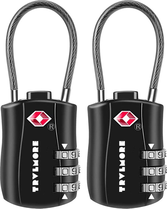 Beste slot voor op reis, TravelMore cijferslot backpack handbagage