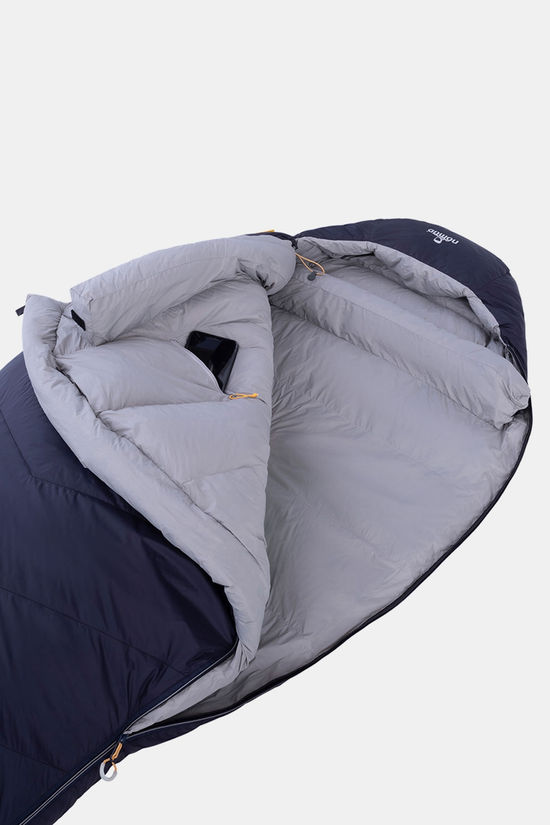 Beste 3-seizoenen slaapzak voor een trekking, Nomad Orion 350 winter bovenkant