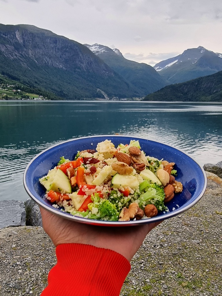 Goed eten tijdens een trektochtocht, couscous
