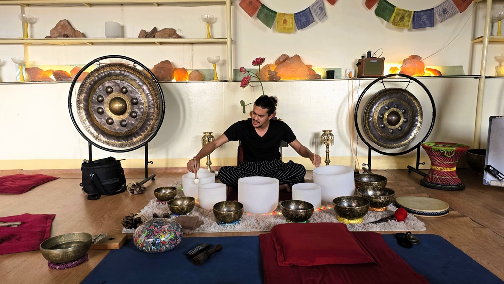 Sound Healing Training Nepal Advanced, crystal bowls training