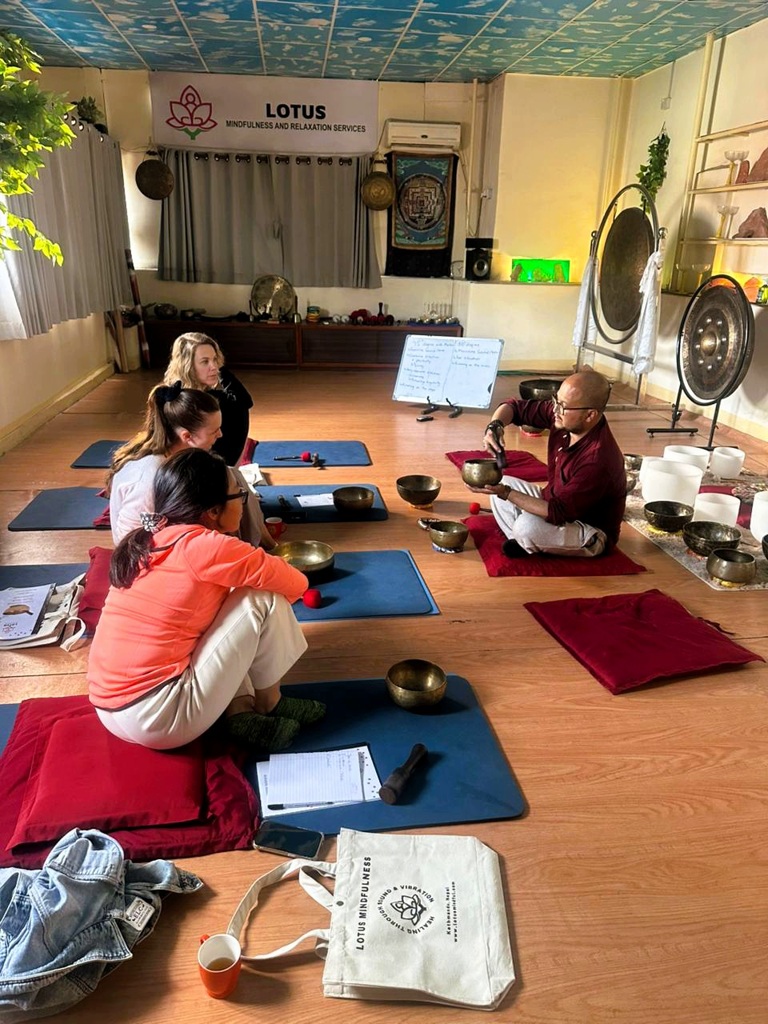 Sound Healing Training Nepal, theorie groep