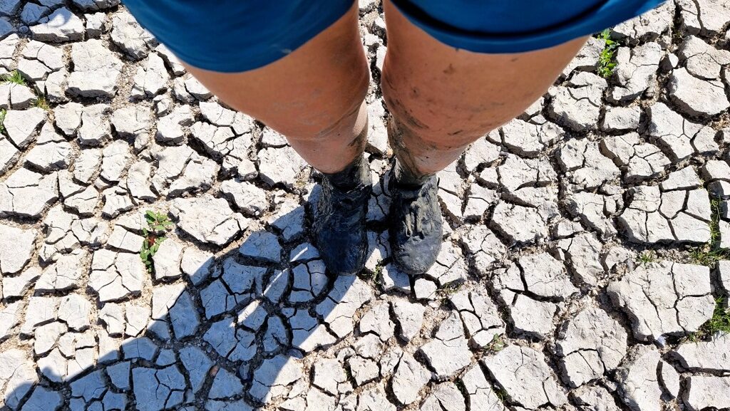 Wadlopen naar Engelsmanplaat, moddervoeten, vieze broek