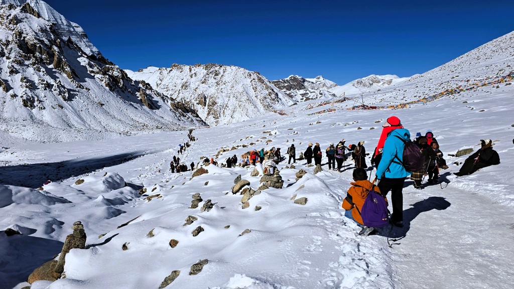 Kailash Kora dag 2, Dirapuk naar Zutulpuk, druk