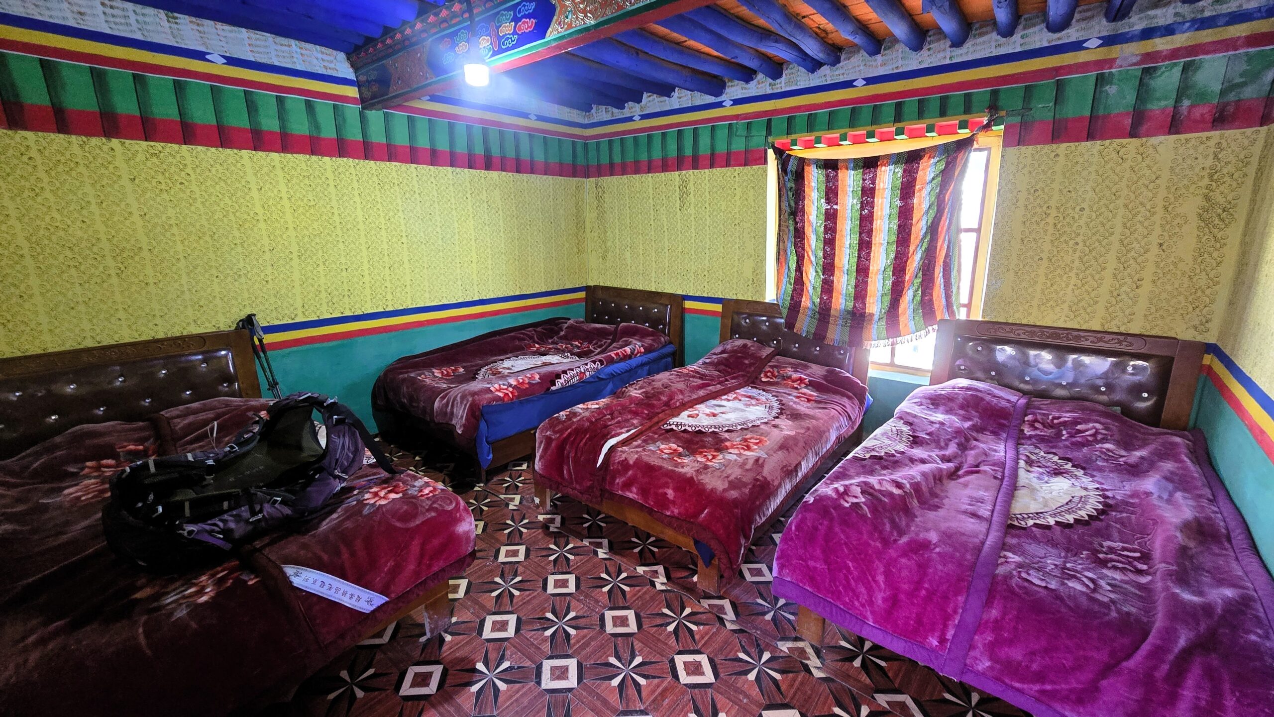 Overnachten Kailash Kora trekking, Slapen Zutulpuk Monastery
