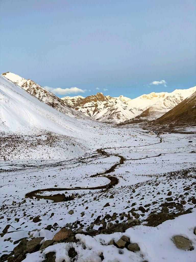Slingerend richting Dolma La-pas, Kailash